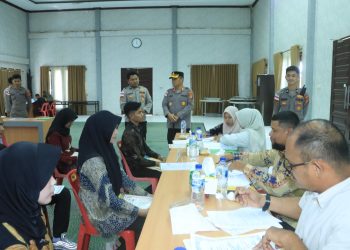 Kapolres Aceh Utara Monitoring Langsung Penerimaan Terpadu Calon Anggota Polri T.A. 2026