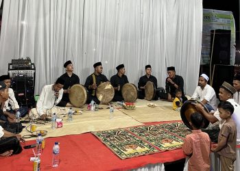 Idul Fitri Penuh Makna, Geuchik Gampong Meunasah Nga.LT Gelar Takbiran dan Santunan Yatim